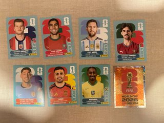 Lote de 8 Cromos Panini Mundial 2026