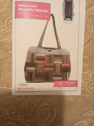 Patrón para Bolso con Boquilla Interior
