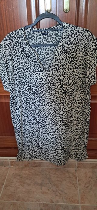 Blusón estampado animal print