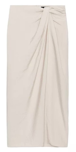 Falda Zara Beige Talla XL