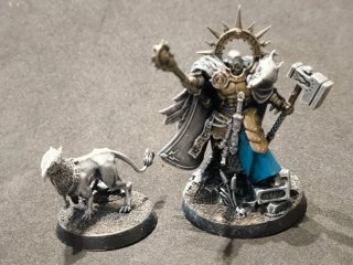 Lord Imperant con Grifomastín Stormcast Eternals