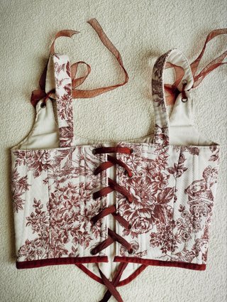Corset Cafune Estampado Talla S