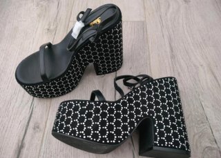Zapatos Plataforma Negros Shein Talla 36