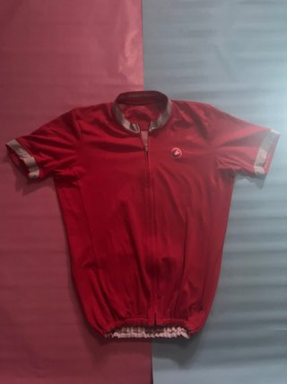 Castelli Maillot técnico de Ciclismo Rojo talla M