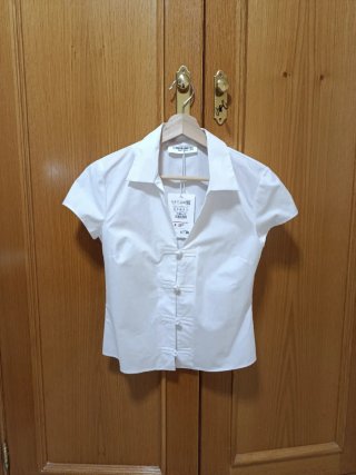 Camiseta Blanca Manga Corta