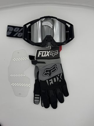 Gafas 100% y Guantes Fox Nuevos 1413