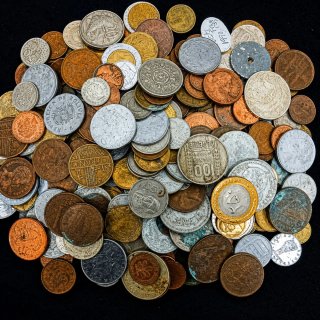 Lote de 1kg de Monedas Internacionales