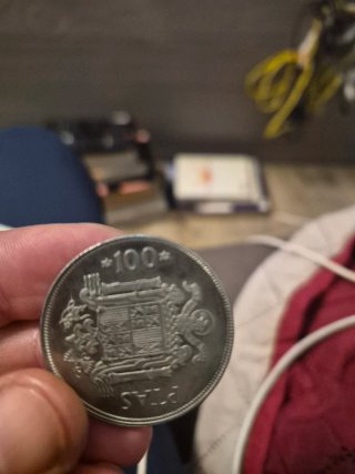 Moneda de 100 Pesetas Antigua