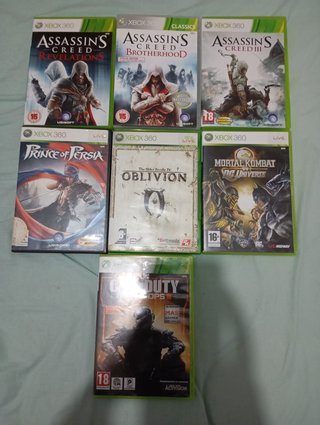 Lote de 7 Juegos para Xbox 360