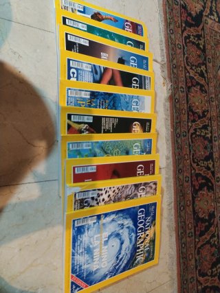 Colección de 10 libros de National Geographic 1999