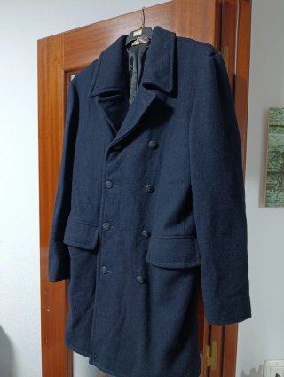 Chaquetón 3/4 Estilo Marinero Azul