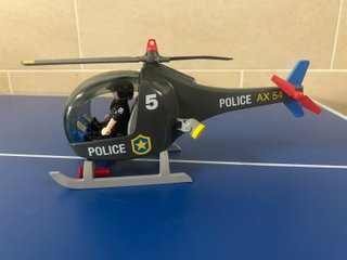 Helicóptero de Policía Playmobil
