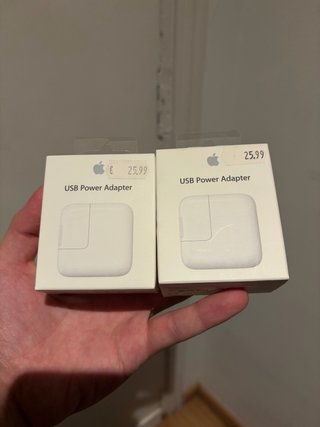 2 Adaptadores de Corriente Apple 12W
