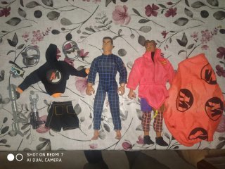 Lote de 2 Figuras Action Man con Accesorios