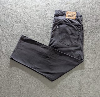 Vaqueros Rectos Levi's Grises Hombre Talla W36