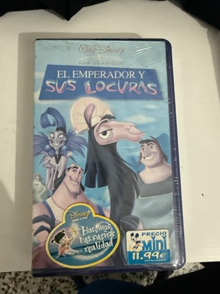 VHS El Emperador y sus Locuras (Disney)
