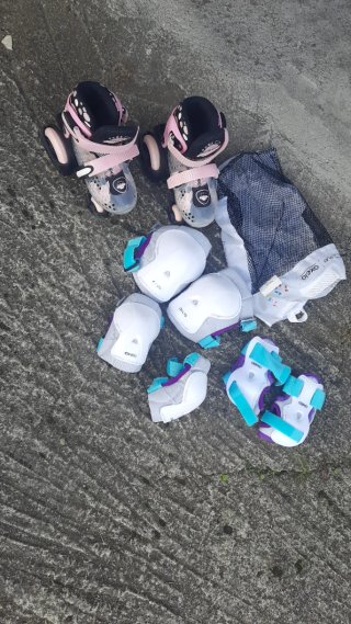 Patines y Protecciones para Niña