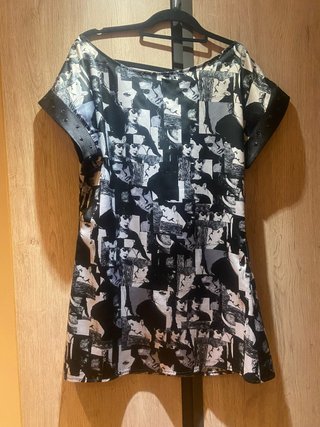 Casaca Manga Corta Estampada