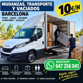 TRANSPORTE DE MUEBLES Y ELECTRODOMÉSTICOS