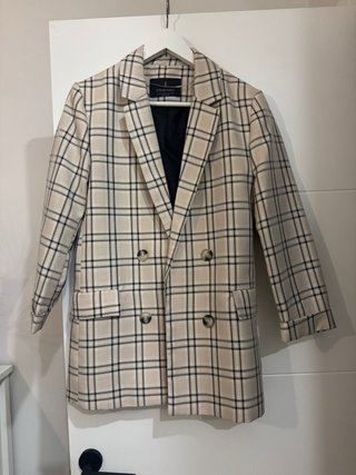 Blazer a cuadros Stradivarius