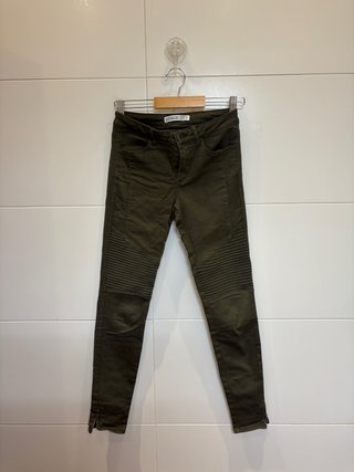 Pantalón Zara Verde Oliva