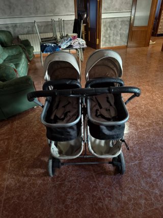 Carro Gemelar y se puede hacer silla de paseo