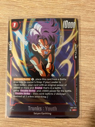 Carta Dragon Ball Super Trunks: Youth FB11-017