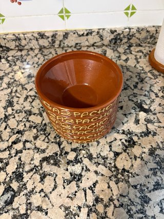 Set de 4 Cuencos de Barro para Gazpacho