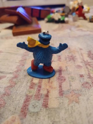 Figura Monstruo de las Galletas Barrio Sésamo