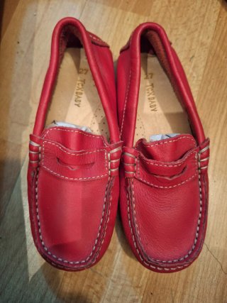 Mocasines rojos TCX BABY talla 27
