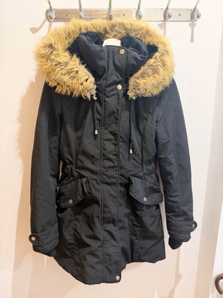 Zara black parka | cozy & chic winter essential