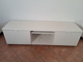 Mobile porta TV Ikea Byas bianco
