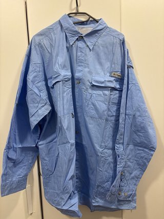 Camisa Columbia Azul
