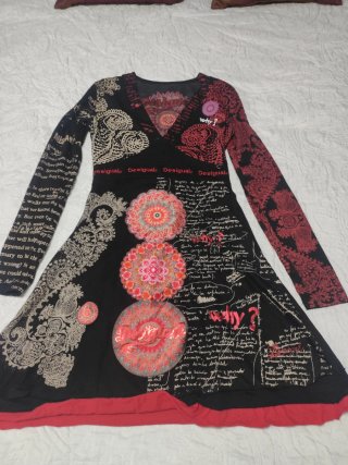 Vestido Desigual Estampado