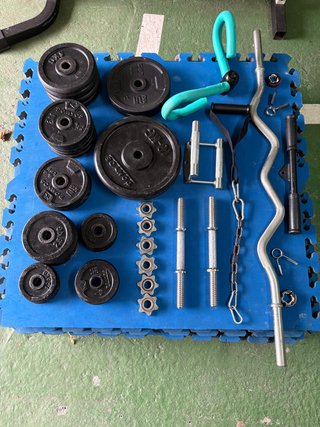Set de Pesas y Discos de Entrenamiento