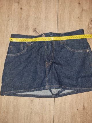 Falda pantalón vaquera azul