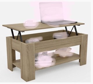 Mesa de Comedor Elevable de Madera sin estrenar