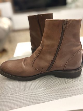 Botines de piel marrones