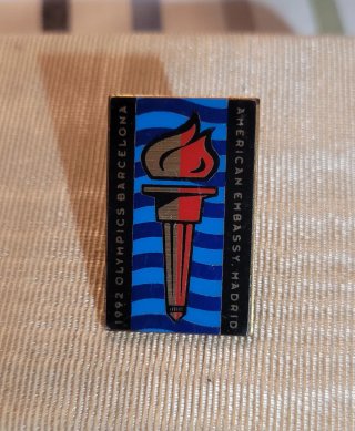 Pin Conmemorativo Embajada EEUU - Barcelona 92