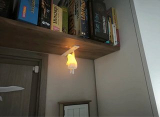 Figura de Fantasma con Vela LED e Imán