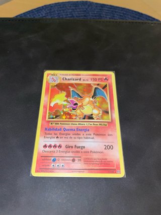 Carta Pokémon Charizard Evoluciones 2016