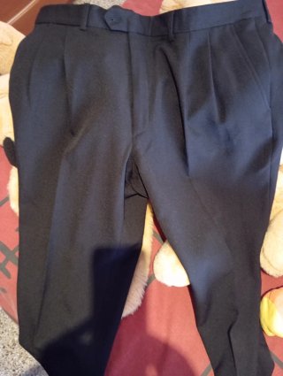 Traje de hombre negro talla 52