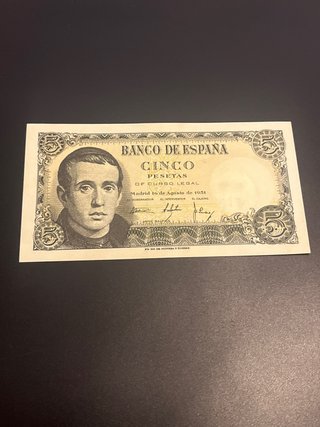 Billete de 5 Pesetas 1951