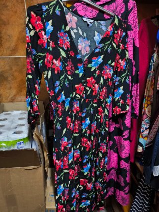 Vestido Estampado Floral M&S