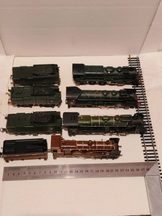 Lote 4 Locomotoras Vapor Modelismo Ferroviario