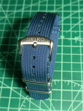 Correa de Reloj Seiko 20mm Azul