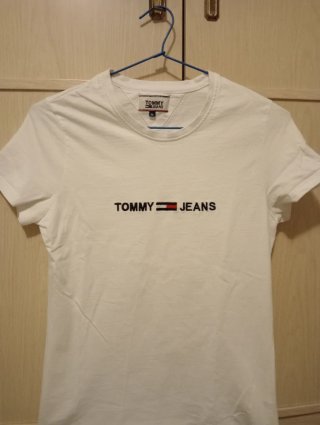 Camiseta Tommy Jeans Blanca Talla M