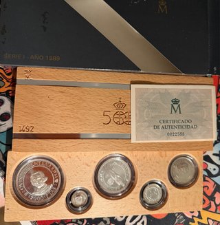 Set Monedas Plata Serie I (1989)