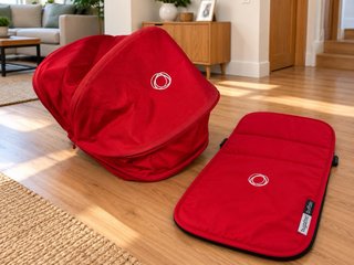 Capota y Cubrepies Bugaboo Buffalo Rojo