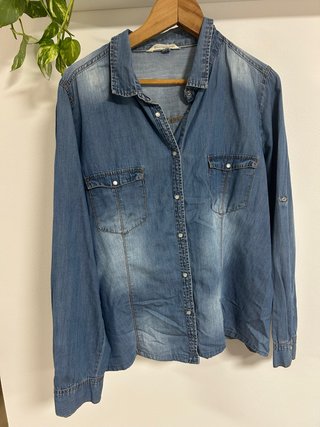 Camisa vaquera azul